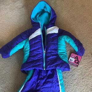 NWT toddler snow suit and winter coat